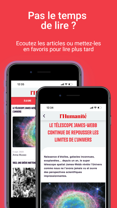 L'Humanité - Le Journal Screenshot