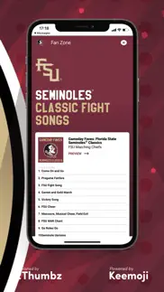 fsu seminoles keyboard iphone screenshot 3