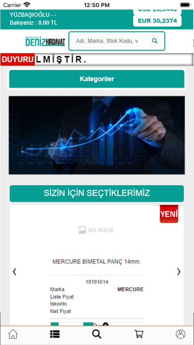 Deniz Hırdavat B2B Screenshot