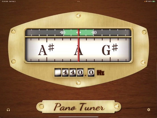 Pano Tuner - Chromatic Tuner iPad app afbeelding 1