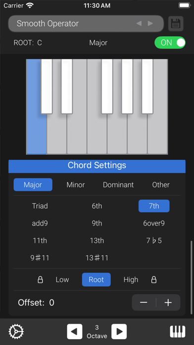 Chordable - MIDI Chords, Music Screenshot