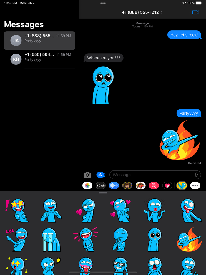 Real Stickman - Emoji Stickers