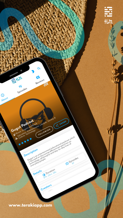 Teraki - Audiobooks & Podcasts Screenshot