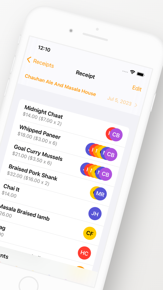 #2. TabSplit – Meal Tab Splitting (iOS) By: Chris Martin
