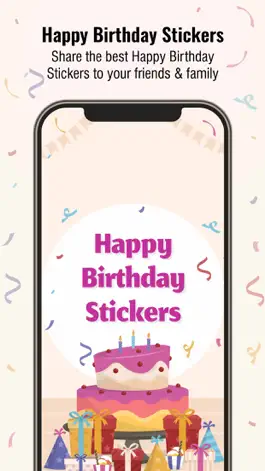 Game screenshot Birthday Wishes Stickers. mod apk