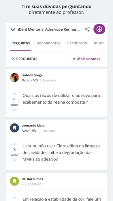 iDent - Cursos de Odontologia Screenshot