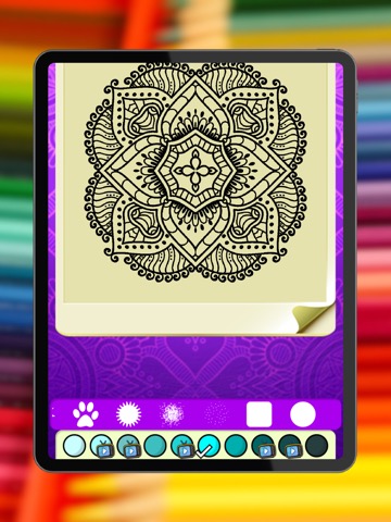 Mandala Coloring Pages Book:のおすすめ画像8