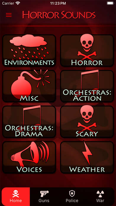 Screenshot #1 pour Horror Sounds - SoundBox