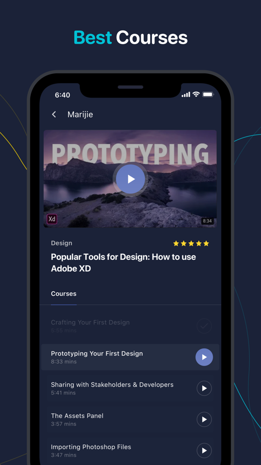 #5. Case Future Uber Learning App (iOS) Podle: CASE FUTURE LTD
