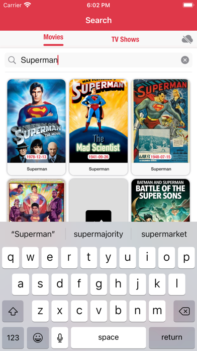 TVMovieList Screenshot