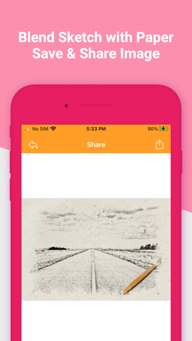 photo to sketch pencil drawing Screenshot