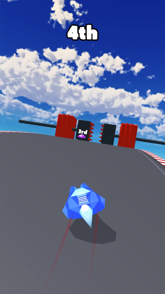 #4. Hover Racing 3D (iOS) 由: Brad Howard