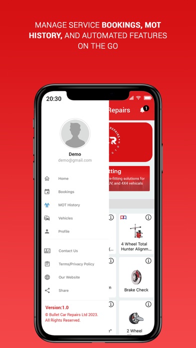 Bullet Car Repairs Ltd Screenshot