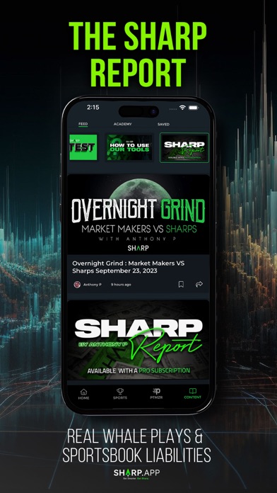 Sharp App: Sports Betting Screenshot
