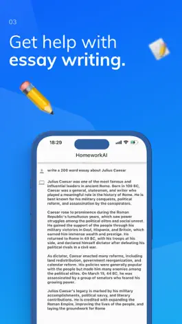 Game screenshot HomeworkAI - Get homework done apk