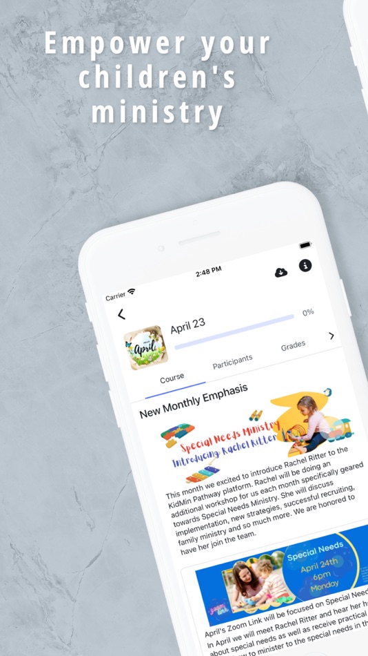 #2. KidMin Pathway (iOS) By: Jonathan Miranda