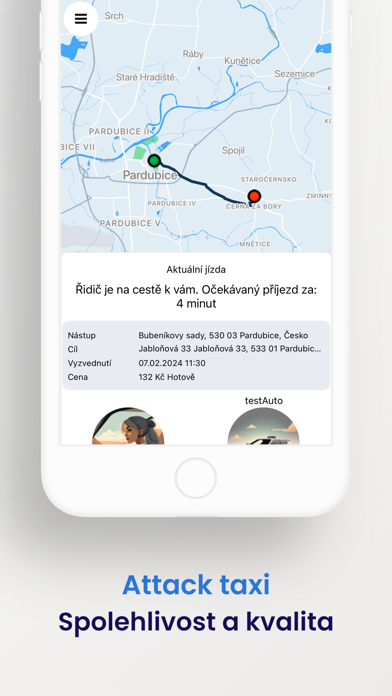 ATTACK taxi Pardubice Screenshot