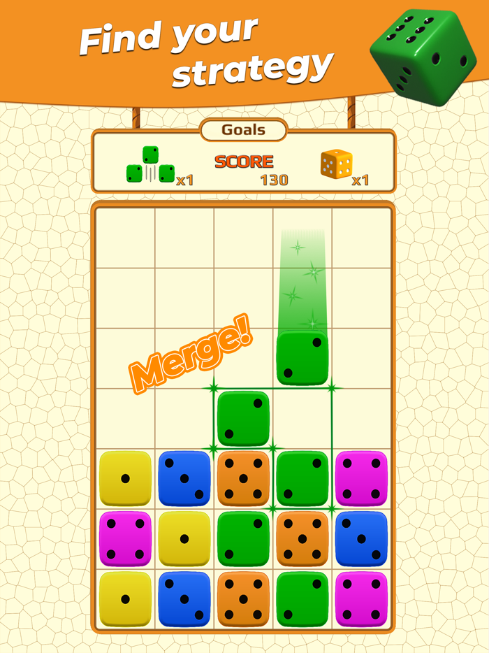 Dice Fusion Number Merge Game