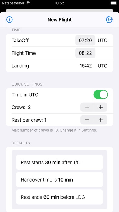 Duty-Rest Screenshot