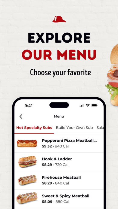 Firehouse Subs App Screenshot