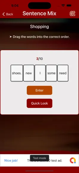 Game screenshot English Exercises 1 apk