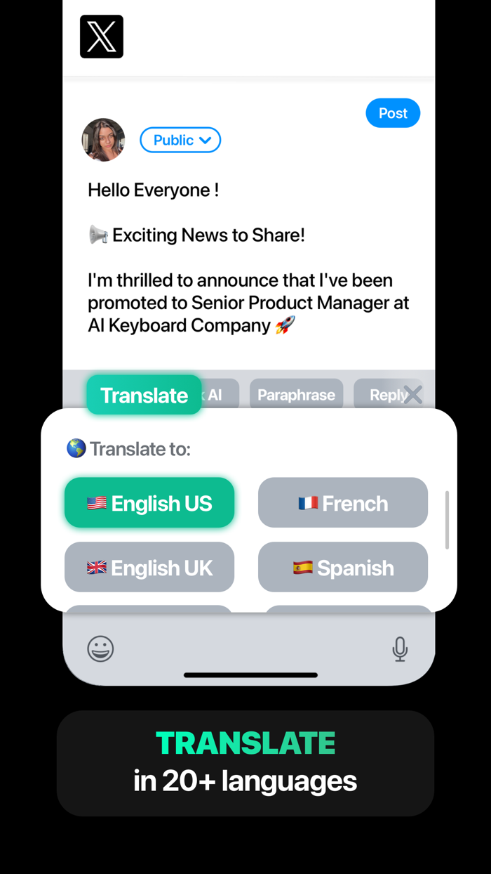 AI Keyboard Extension