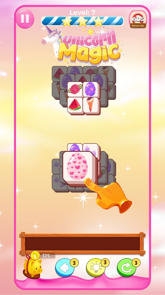 #7. Unicorn Magic: Tile Match game (iOS) By: ABDULAZIZ MUHAMMED