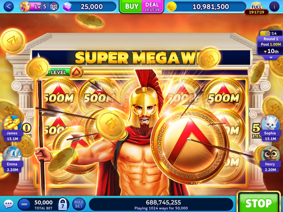 Jackpot Madness Slots Casino iPad app afbeelding 2
