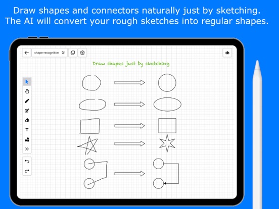 Screenshot #6 pour Lekh: whiteboard & diagramming