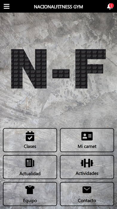 NacionalFitness Gym Screenshot