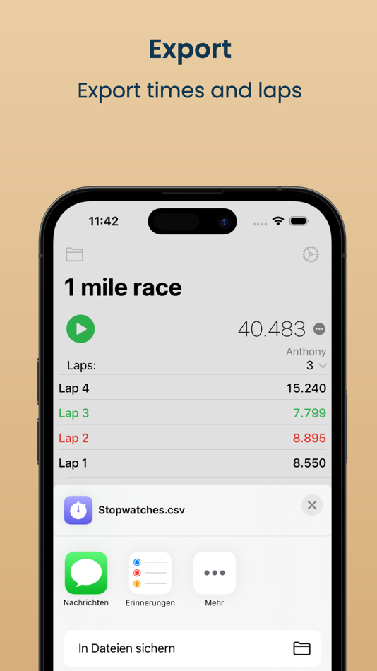 #5. Stopwatch° (iOS) 由: Kai Oelfke