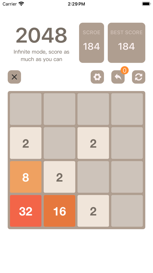 #2. 2048-经典快乐益智数字游戏 (iOS) Bởi: 阳 高