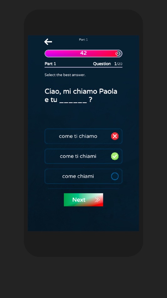 #3. Italian Language Test (iOS) 由: Khalid Hamdani
