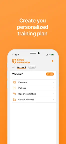 Game screenshot Simple Workout List hack