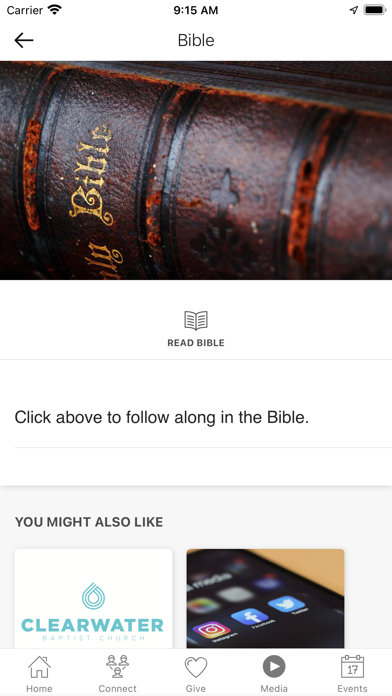 Clearwater Baptist Church TN Screenshot