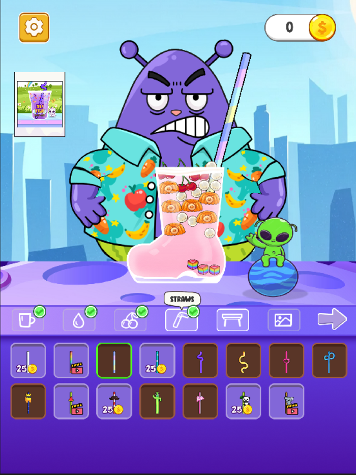 DIY Drink Bubble Tea Simulator