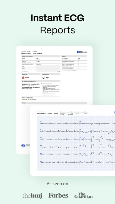 PMcardio - ECG Analysis Screenshot