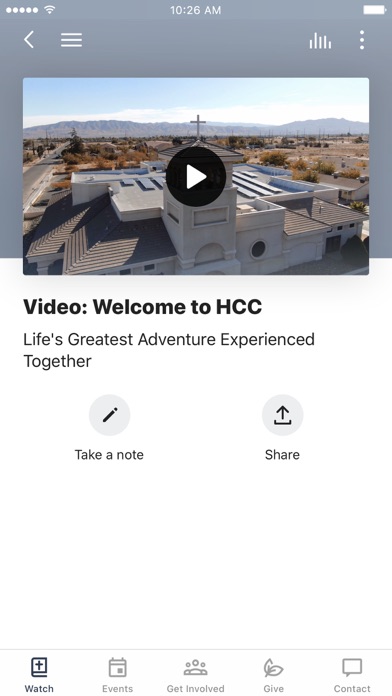 Hesperia Community Church Screenshot