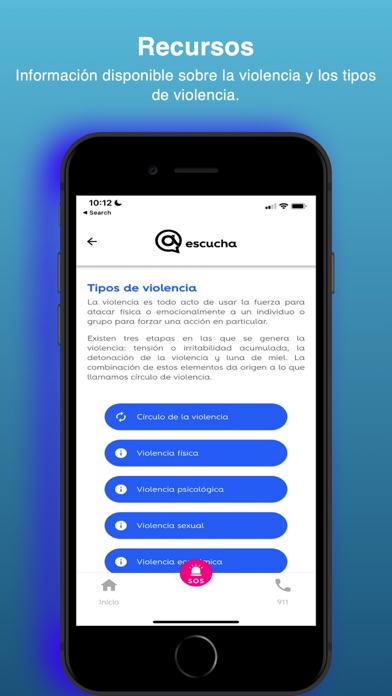a escucha Screenshot