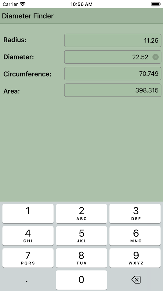 #4. Diameter Finder - Circle Calc (iOS) 由: Krzysztof Gwiazda
