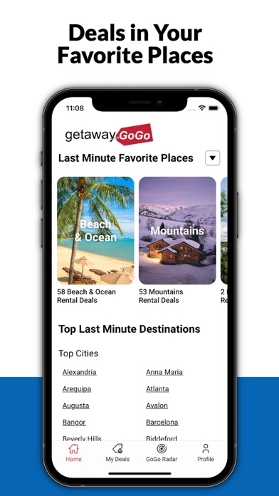 getawayGoGo – Vacation Rentals Screenshot