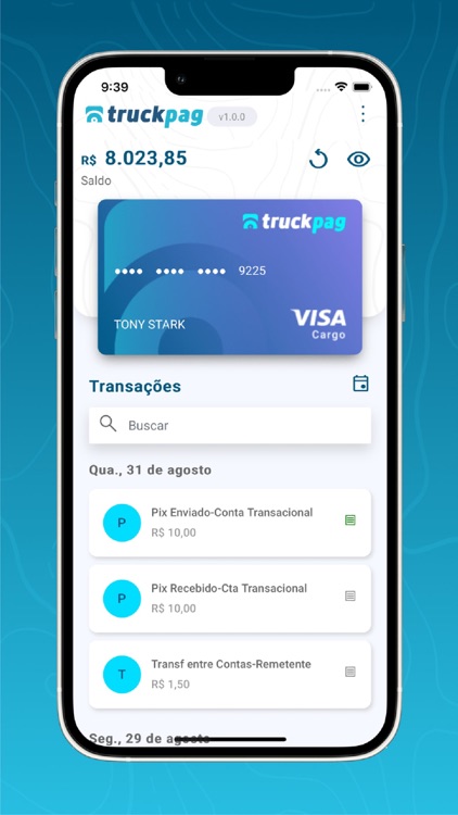TruckPagBank Gestão de Despesa