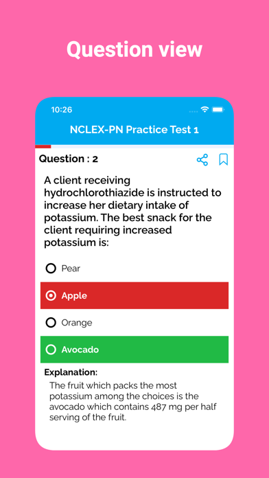 NCLEX PN RN Test Prep Screenshot