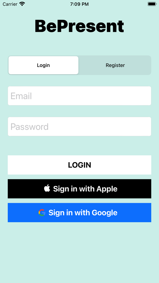 #1. BePresent - Attendance App (iOS) 由: Gokulraj Kumarassamy