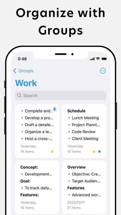 Purelist: Notes & Tasks Screenshot