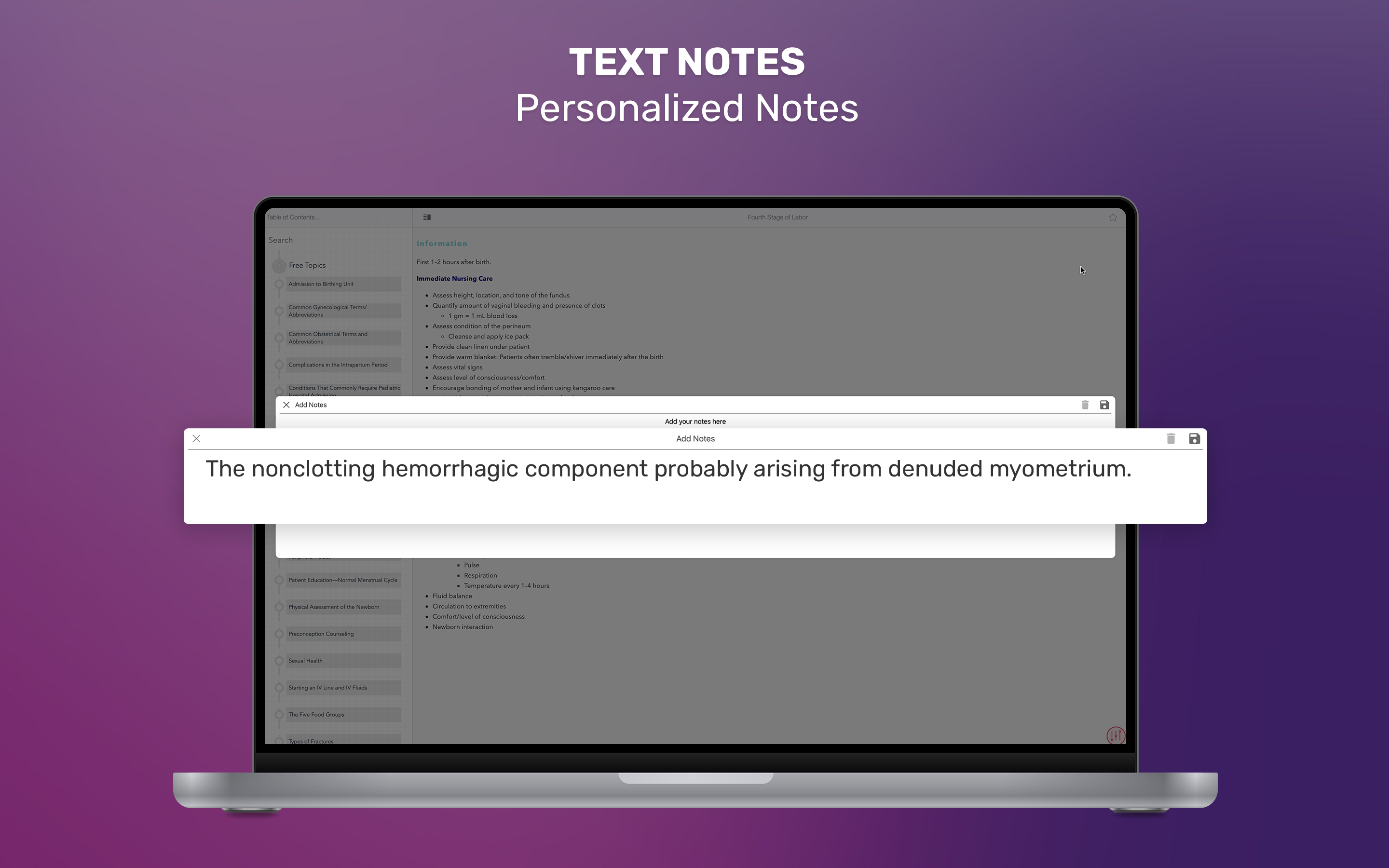 OB/GYN Peds Notes