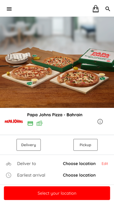 Papajohns Bahrain Screenshot