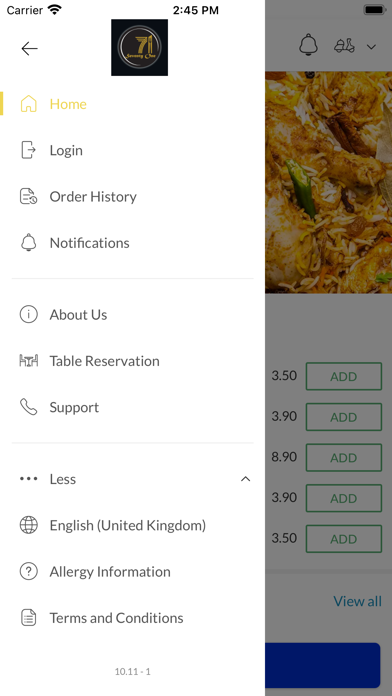 71 Indian Cuisine Screenshot