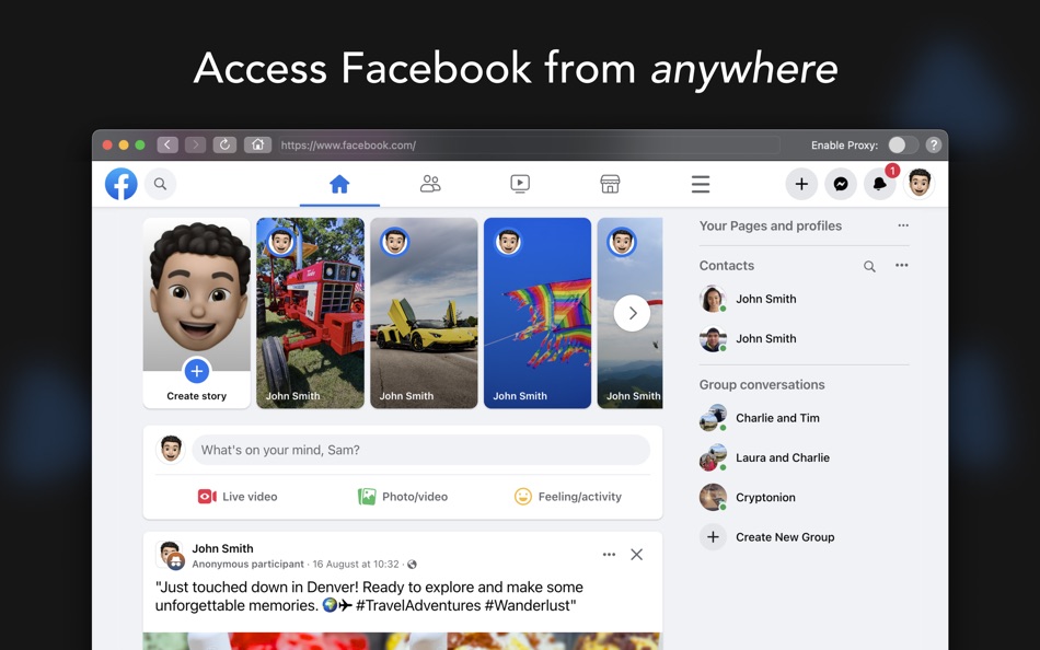 Anywhere for Facebook - 1.8.7 - (macOS)