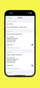 Atilim Schedule screenshot #7 for iPhone